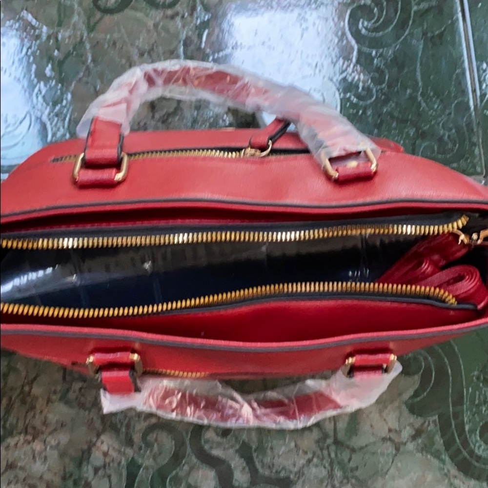 Red Leather Bag - Picture 3 of 4